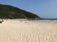 14B The wide sand beach at Big Wave Bay on Dragons Back hike Hong Kong